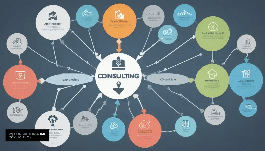 A Jornada do Consultor Empresarial em Mapa Mental